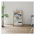 Office Furniture & Lighting | Alba DDEXPO8WBC 22.8 x 19.69 x 36.61 Literature Floor Display Rack - White/Woodgrain image number 3
