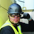 Klein Tools 60517 Premium KARBN Pattern Vented Class C Safety Helmet with Headlamp image number 1