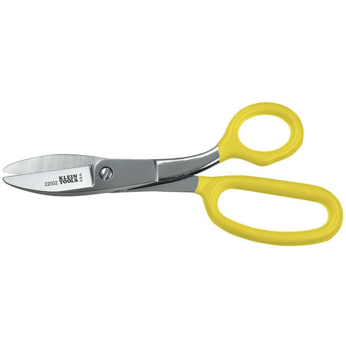 Scissors | Klein Tools 22002 8.5 in. Broad Blade Utility Shear with Extended Handle and Serrated Blade image number 0