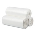 Trash Bags | Inteplast Group EC2424N High-Density 10 gal. 5 microns Commercial Can Liners - Natural (50 Bags/Roll, 20 Rolls/Carton) image number 1