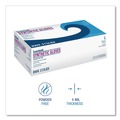Disposable Gloves | Boardwalk BWK315LBX 4 mil Powder-Free Synthetic Vinyl Gloves - Large, Beige (100/Box) image number 3