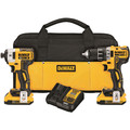 Combo Kits | Dewalt DCK283D2 2-Tool Combo Kit - 20V MAX XR Brushless Cordless Compact Drill Driver & Impact Driver Kit with 2 Batteries (2 Ah) image number 0