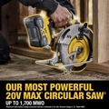 Circular Saws | Factory Reconditioned Dewalt DCS590WW1R 20V MAX XR Lithium-Ion Brushless 7-1/4 in. Cordless Circular Saw Kit with POWERPACK (8 Ah) image number 9