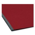 Office Jansan | Smead 81751 8.5 in. x 11 in. 3 in. Capacity Two-Piece Prong Fastener Pressboard Report Cover - Red image number 2