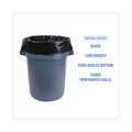 Trash & Waste Bins | Boardwalk K7663WKK 60 Gallon 2.7 mil 38 in. x 63 in. Industrial Drum Liners Rolls - Black (50/Carton) image number 5