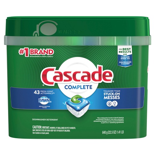 Cleaning & Janitorial Supplies | Cascade 06070 22.5 oz ActionPacs - Fresh Scent (6/Carton) image number 0