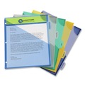 Office Jansan | Avery 16183 Write and Erase Big Tab 11 in. x 8.5 in. 5-Tab 3-Hole Punched Expandable Pocket Durable Plastic Dividers - Assorted (1-Set) image number 1