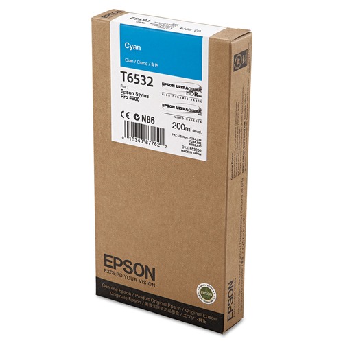 Ink & Toner | Epson T653200 UltraChrome HDR Ink - Cyan image number 0
