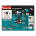 Impact Drivers | Makita XDT14M LXT 18V Cordless Lithium-Ion 1/4 in. Brushless Quick-Shift 3-Speed Impact Driver Kit image number 2