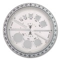Office & Office Supplies | Maped Helix 36002 2 in. Ruler Edge Plastic 360 Degree Angle and Circle Maker 2-in-1 Protractor and Compass Tool - Random Assorted Color image number 1