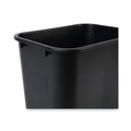 Just Launched | Boardwalk 3485202 28 qt. Plastic Soft-Sided Wastebasket - Black image number 2