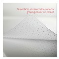 Office Jansan | Deflecto CM11112COM Economat 36 in. x 48 in. Occasional Use Lipped Chair Mat Roll For Low Pile Carpet - Clear image number 4