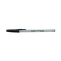  | Universal UNV27420 Fine 0.7 mm Stick Ballpoint Pen - Black Ink, Gray/Black Barrel (1 Dozen) image number 1
