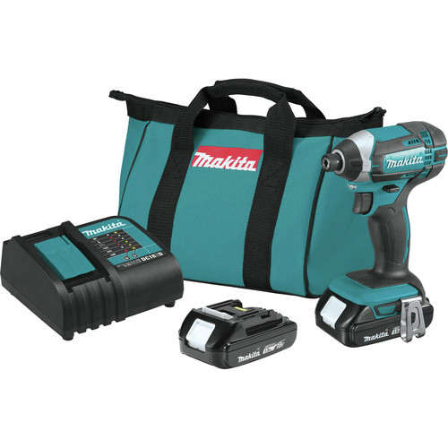 Impact Drivers | Makita XDT11SY 18V LXT Brushed Lithium-Ion 1/4 in. Cordless Impact Driver Kit (1.5 Ah) image number 0
