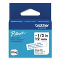 Labels | Brother P-Touch BTAG233 0.47 in. x 13.1 ft. Genuine P-Touch BTAG Label Tapes - Blue on White image number 0