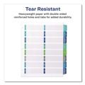 Office Jansan | Avery 11320 11 in. x 8.5 in. 16-Tab 1 to 16 Customizable TOC Ready Index Double Column Multicolor Tab Dividers - White (1-Set) image number 5