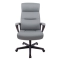 Office Chairs | Alera ALEON41B49 Oxnam Series 17.56 in. to 21.38 in. Seat Height Supports Up to 275 lbs. High-Back Task Chair - Gray Seat/Back, Black Base image number 1