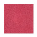 Cleaning Cloths | Boardwalk BWK4012RED 12 in. Diameter Buffing Floor Pads - Red (5/Carton) image number 5