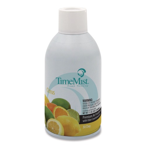 Office Jansan | TimeMist 1042781 6.6 oz. Aerosol Spray Premium Metered Air Freshener Refills - Citrus image number 0