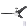 Ceiling Fans | Honeywell 51803-45 52 in. Remote Control Contemporary Indoor LED Ceiling Fan with Light - Brushed Nickel image number 0