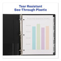 Office Jansan | Avery 12449 11 x 8.5 Print and Apply Index Maker Clear Label 5-Tab Dividers with Printable Label Strip - Frosted Clear Tabs (5/Pack) image number 5