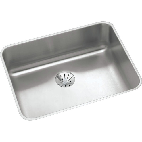 Kitchen Sinks | Elkay ELUH2115PD Lustertone Undermount 23-1/2 in. x 18-1/4 in. Single Bowl Sink with Perfect Drain (Stainless Steel) image number 0