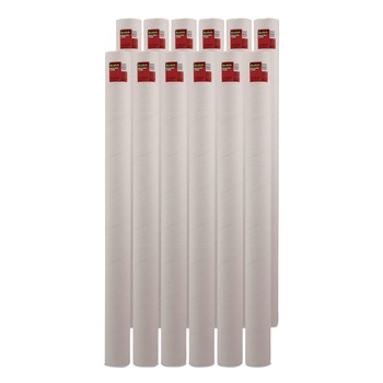 Scotch 7982 Mailing Tube 48-in Long 4-in Diameter White 12/Carton