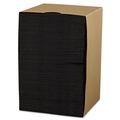 Cleaning & Janitorial Supplies | Hoffmaster 180313 9-1/2 in. x 9-1/2 in. 2-Ply Beverage Napkins - Black (1000/Carton) image number 3