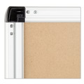 Cleaning & Janitorial Supplies | U Brands 2808U00-01 PINIT 72 in. x 48 in. Magnetic Dry Erase Board - White Surface/Satin Aluminum Frame image number 4