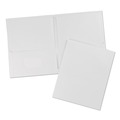 Office Jansan | Avery 47991 40 Sheet Capacity 11 in. x 8.5 in. Two-Pocket Folder - White (25/Box) image number 1
