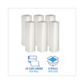 Bulk Savings Pricing 2 | Boardwalk H6639HWKGR1 33 in. x 39 in. 33 gal. 0.6 mil Perforated Roll Low-Density Waste Can Liners - White (150/Carton) image number 4