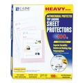 Office Jansan | C-Line 62033 11 in. x 8-1/2 in. Hvywt Poly Sht Protectors with 2-in. Sheet Capacity - Clear (100/Box) image number 0