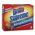 Cleaning Tools | Brillo 23306 Strip and Shine 2.5 in. x 2 in. Steel Wool Balls - Gray (24/Carton) image number 1
