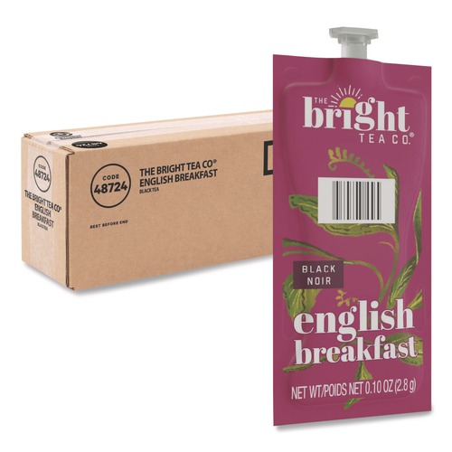Tea | FLAVIA 48724 The Bright Tea Co. English Breakfast Black Tea Freshpack (40/Carton) image number 0