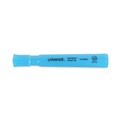 Customer Appreciation Sale - Save up to $60 off | Universal UNV08864 Fluorescent Ink, Chisel Tip Desk Highlighters - Blue (1 Dozen) image number 1