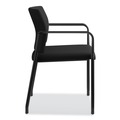 Office Chairs | HON HSGS6.F.B.CU10.CBK 23.25 in. x 22.25 in. x 32 in. Accommodate Series Guest Chair with Fixed Arms - Black/Charblack  (2/Carton) image number 3