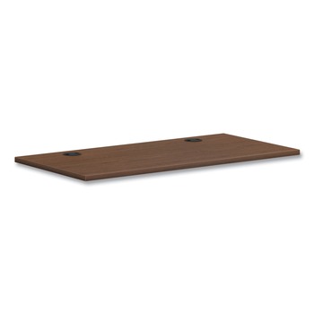 HON HLPLRW4824.LSE1 48 in. x 24 in. Rectangular Mod Worksurface - Sepia Walnut
