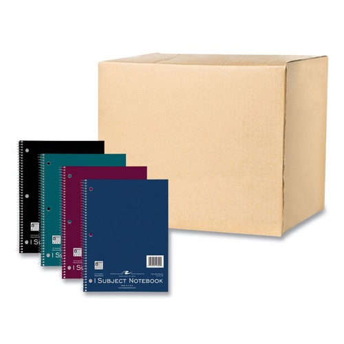 Notebooks & Pads | Roaring Spring 10322 10.5 in. x 8 in. Sheets 1-Subject Wirebound Notebook - Assorted Cover Colors (24/Carton) image number 0