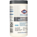 Cleaning & Janitorial Supplies | Clorox Healthcare 31758 VersaSure 6 in. x 5 in. 1-Ply Cleaner Disinfectant Wipes - Fragranced White image number 1