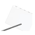 Office Jansan | Avery 11431 Index Maker 11 in. x 8.5 in. Print and Apply Clear Label Unpunched Dividers - White (5/Pack) image number 2