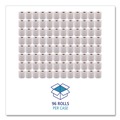 Toilet Paper | Boardwalk B6145 2-Ply Standard Septic Safe 4 in. x 3 in. Toilet Tissue - White (96/Carton) image number 5