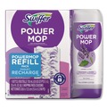 Cleaning & Janitorial Supplies | Swiffer 80734047 25.3 oz PowerMop Cleaning Solution and Pads Refill Pack - Lavender (4/Carton) image number 3