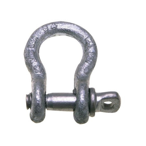 Material Handling | Campbell 5411805 419-S Series 9-1/2 Ton 1-1/8 in. Anchor Shackle with Screw Pin Shackle image number 0