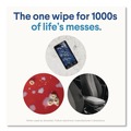 Cleaning & Janitorial Supplies | Clorox 01628 7 in. x 7.75 in. 1-Ply Bleach Free Disinfecting Cleaning Wipes - Crisp Lemon White (6/Carton) image number 2