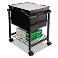 Office Jansan | Advantus TLF-2B 17 in. x 14 in. x 11 in. Letter/Legal Companion Portable File - Black image number 7