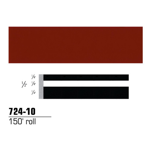  | 3M 72410 Scotchcal Striping Tape, Burgundy, 1/2 in. x 150 ft. image number 0