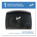 Paper Towels and Napkins | Scott 09602 Essential Coreless Jumbo Roll 14.25 in. x 6 in. x 9.75 in. Tissue Dispenser for Business - Black image number 1