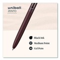 Pens | uni-ball 70660 Medium 0.7 mm Zento Retractable Gel Pen - Black Ink, Assorted Barrel Colors (1-Dozen) image number 5