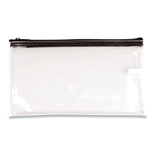 Retail Store Supplies | CONTROLTEK 530977 11 in. x 6 in. Vinyl Multipurpose Zipper Bags - Clear image number 0