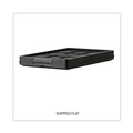 Office Jansan | Universal UNV40015 20.13 in. x 14.63 in. x 10.75 in. Letter Filing/Storage Tote - Black image number 3
